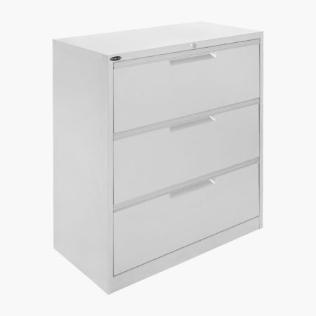 Steelco Lateral Filing Cabinet 3 Drawer J K Hopkins